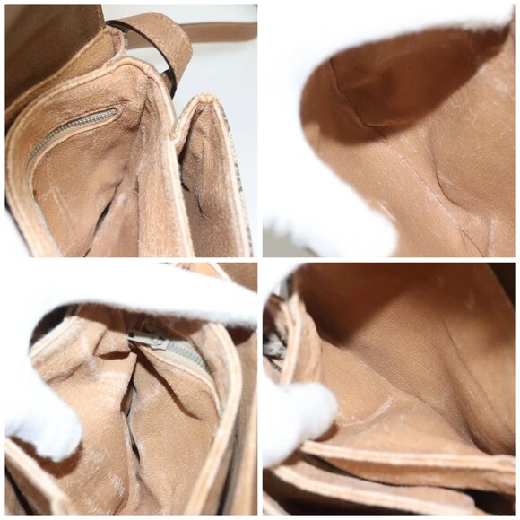 GUCCI GG Plus Supreme Shoulder Bag PVC Beige Gold Auth BA3539 - Picture 16 of 16